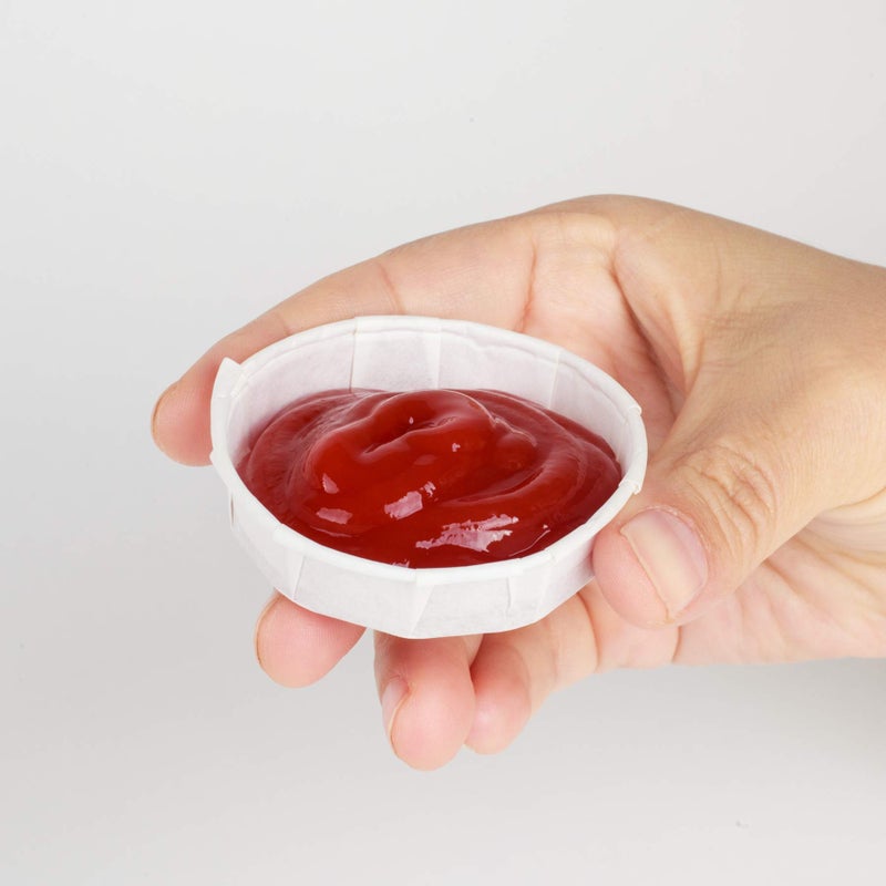 Golden Apple, 1oz Squat-250ct White Treated Paper Souffle Portion Cups for Measuring, Medicine, Samples, Jello Shots,Harvest Paper. Compostable Souffle, Portion Cup - Image 1